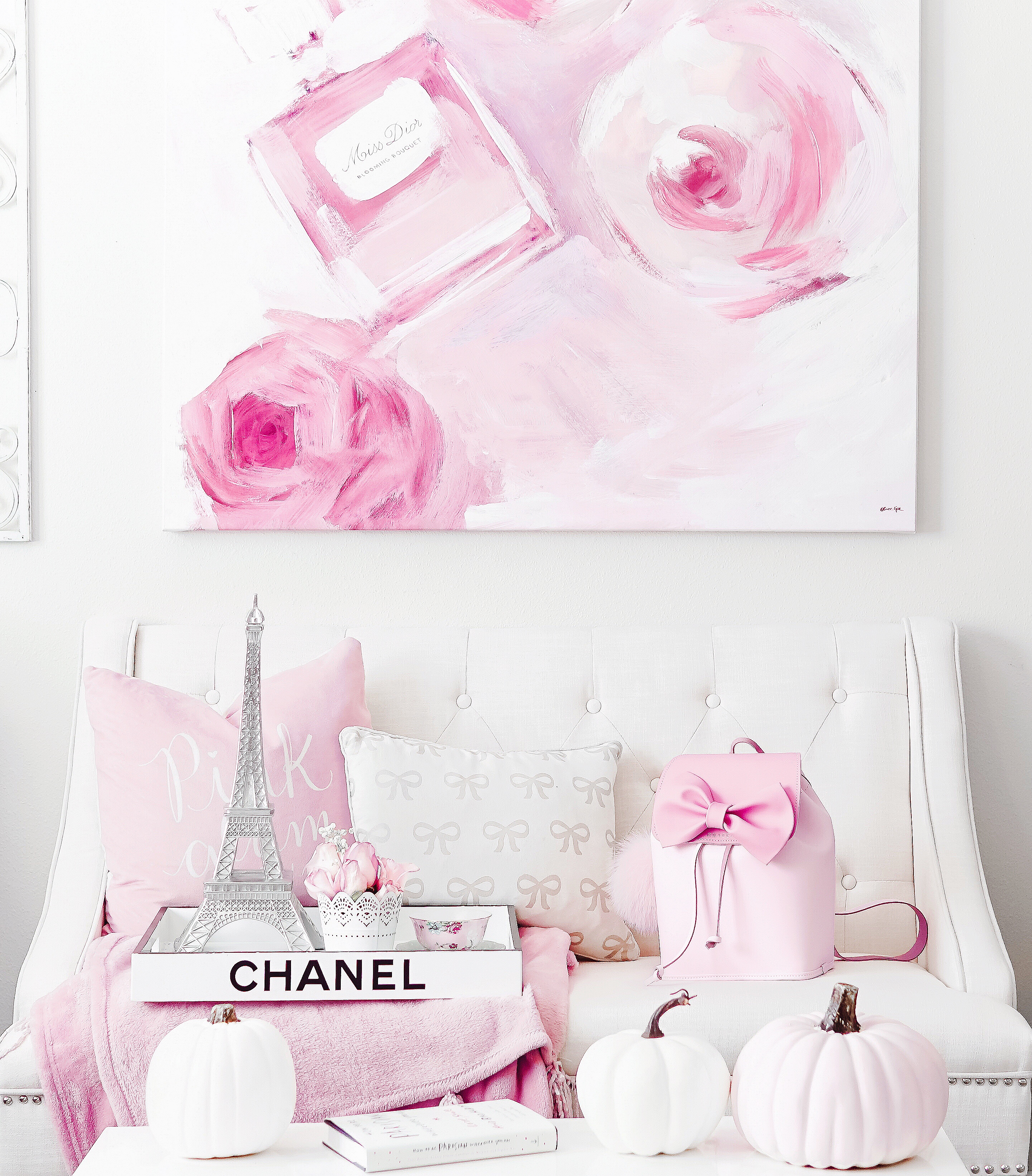 Chanel & Glam Inspired living room makeover – J'adore Lexie Couture