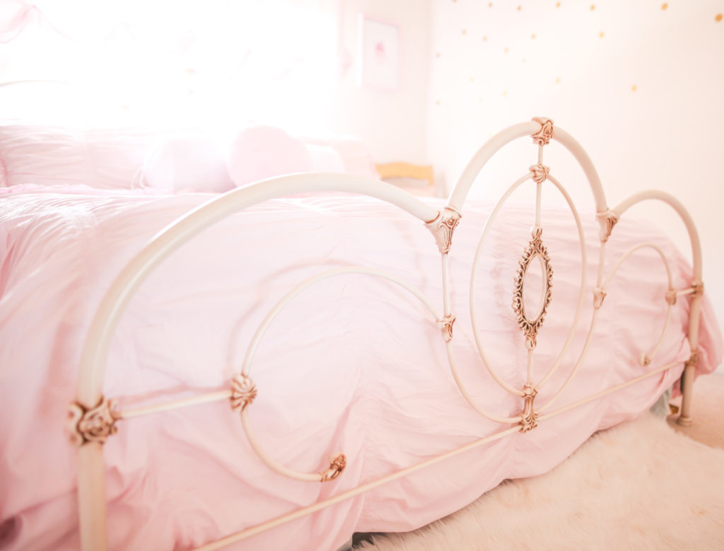 Girly & Glam Bedroom Makeover