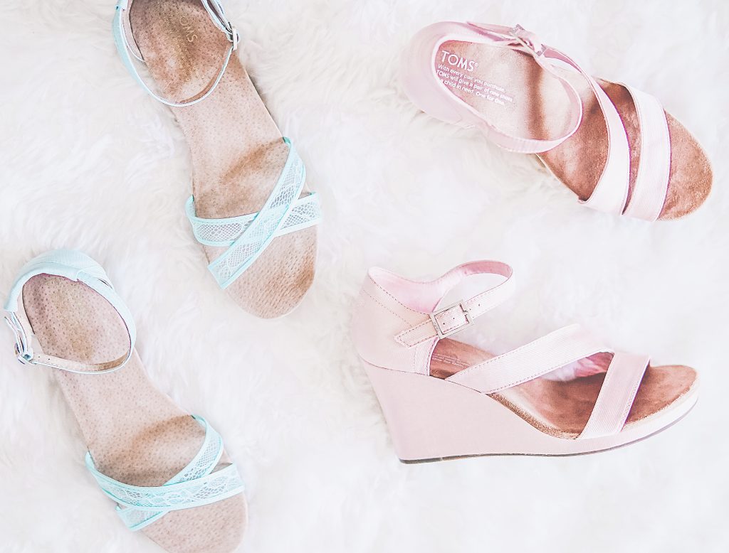 Pastel Hues In My Summer Shoes From TOMS