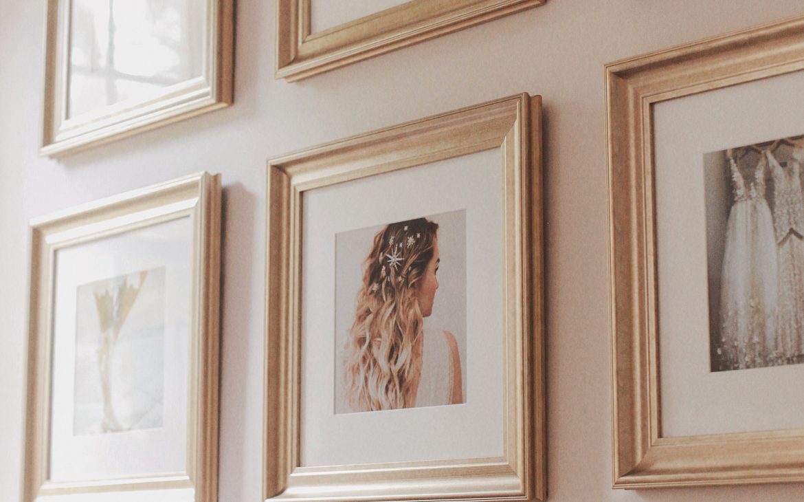 A glamorous Inspo Wall with Framebridge