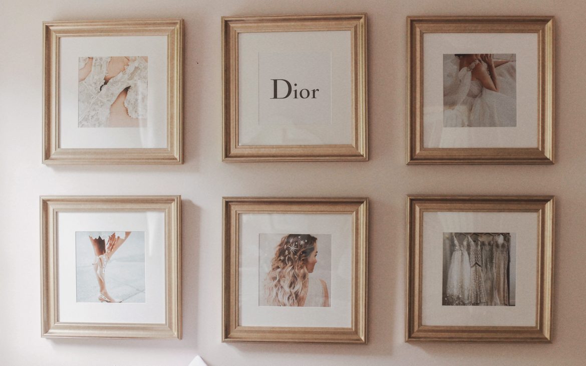 A glamorous Inspo Wall with Framebridge