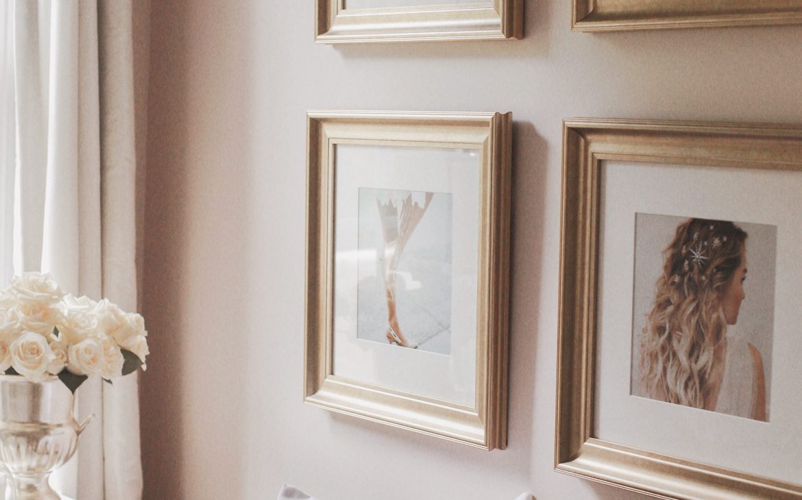 A glamorous Inspo Wall with Framebridge