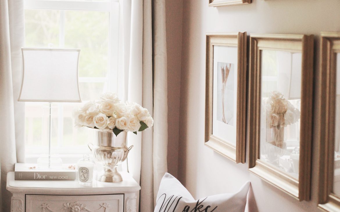 A glamorous Inspo Wall with Framebridge