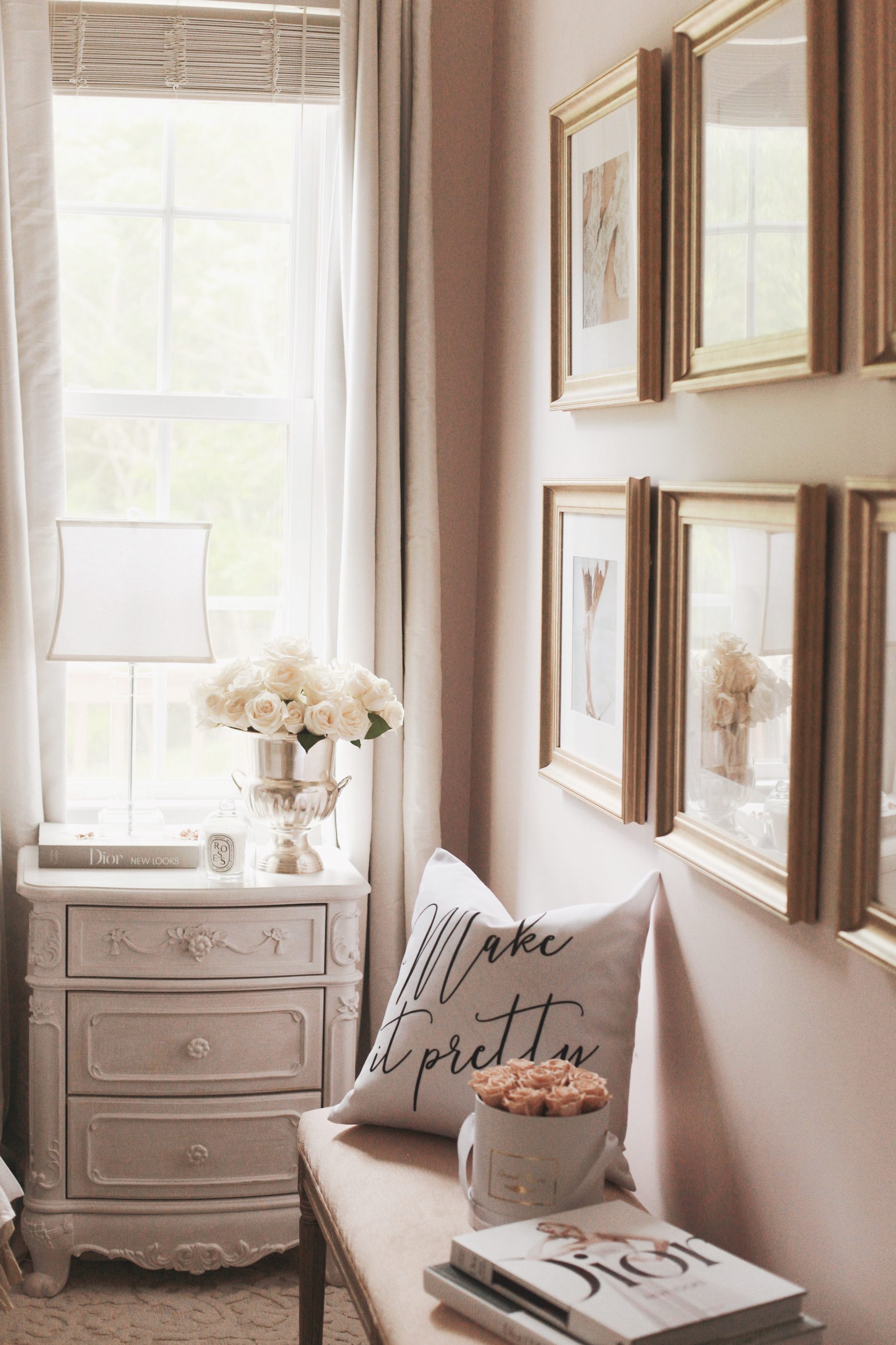 A glamorous inspo wall with Framebridge – J'adore Lexie Couture