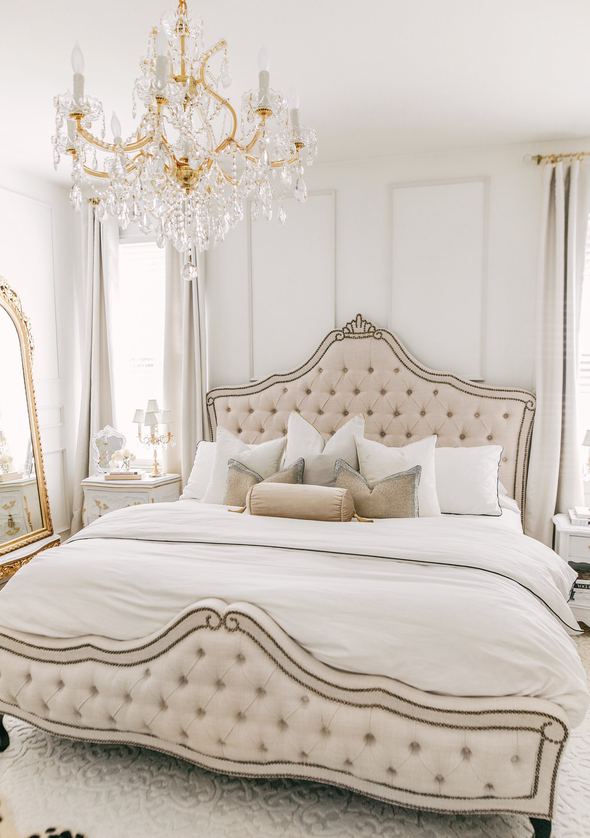 A beautiful Parisian & Versaille themed bedroom makeover - J'adore ...